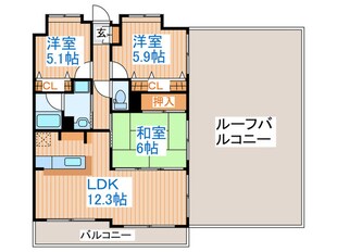 メゾン霊屋の物件間取画像